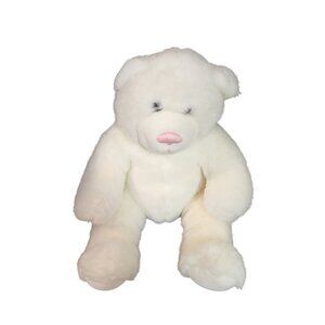 White Build-A-Bear Workshop Plush Teddy Bear